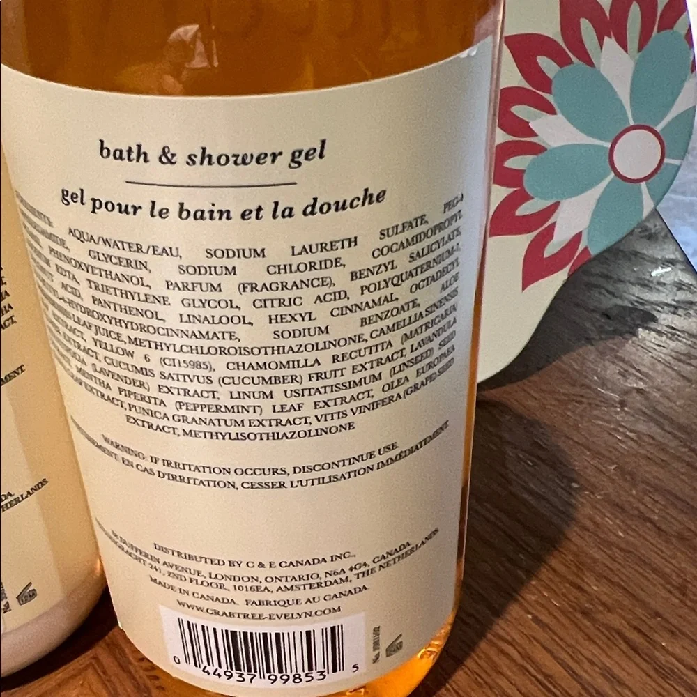 Crabtree & Evelyn Summer Hill Body Lotion and Shower Gel Set